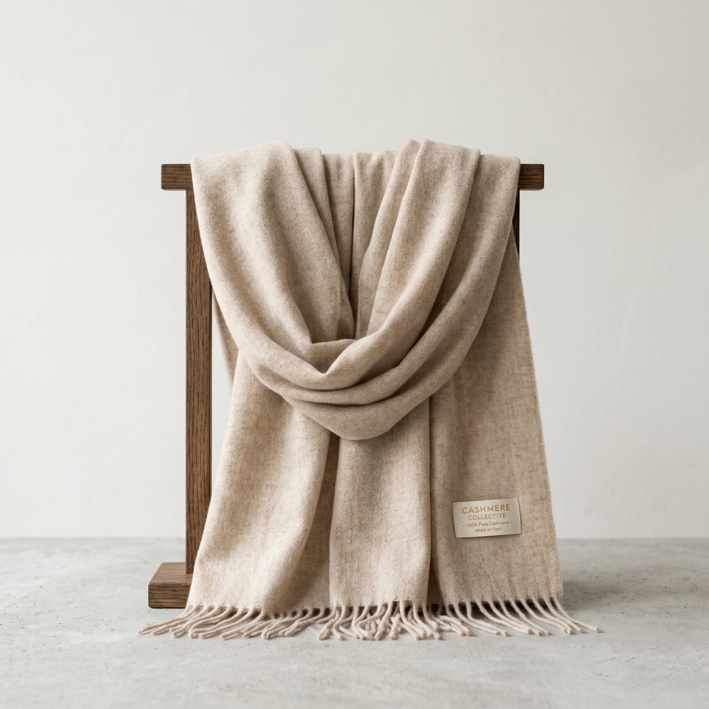 Pure Cashmere Travel Wrap