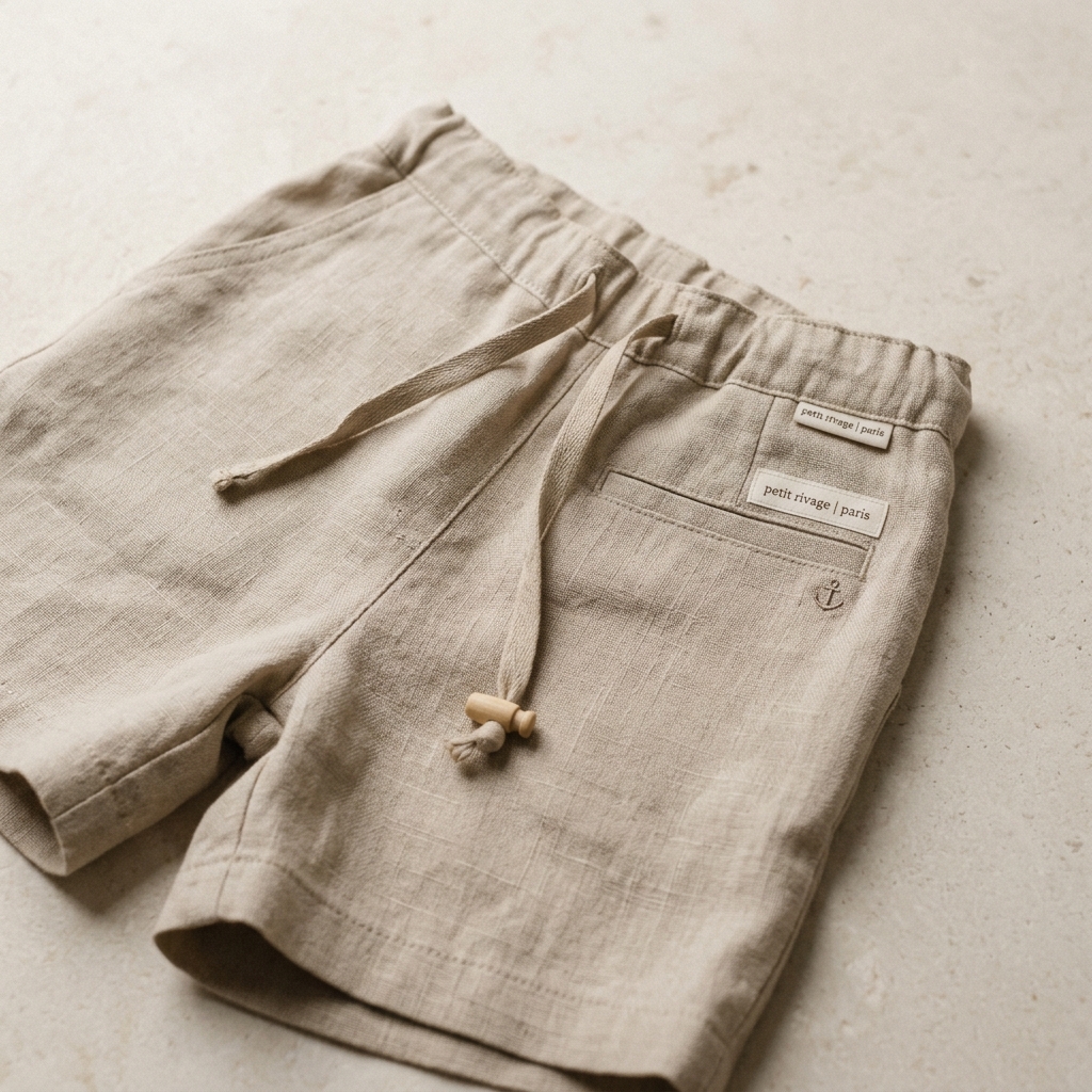 Linen Drawstring Shorts