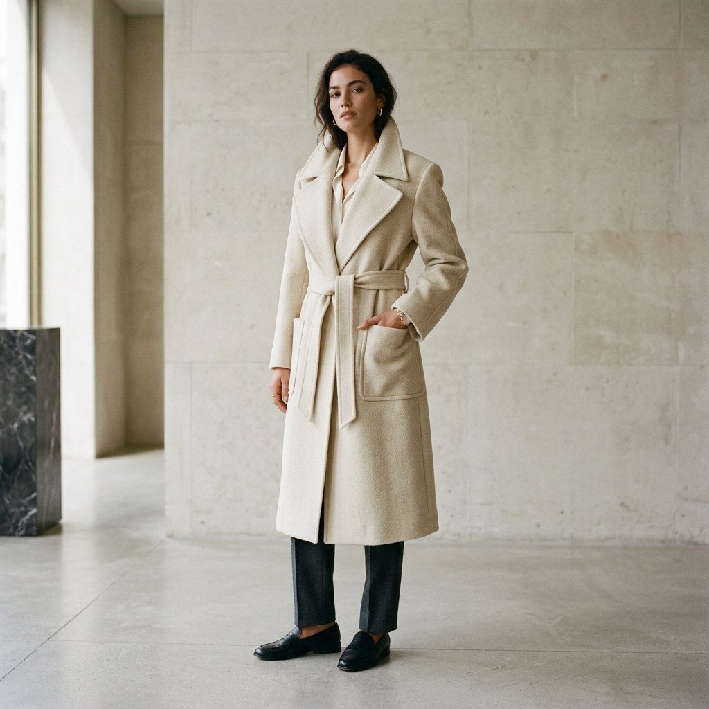 Structured Wool Overcoat — THE ARCHIVE Inaugural Collection